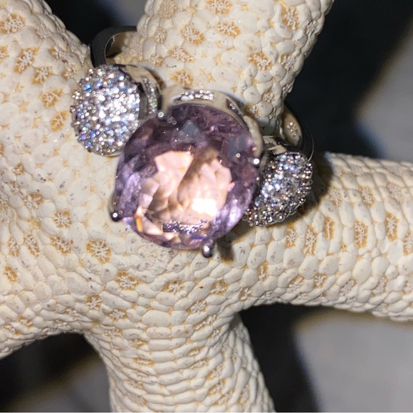 💕 Gorgeous Pink Kunzite Handcrafted 925 Silver vintage-look ring - Picture 8 of 13